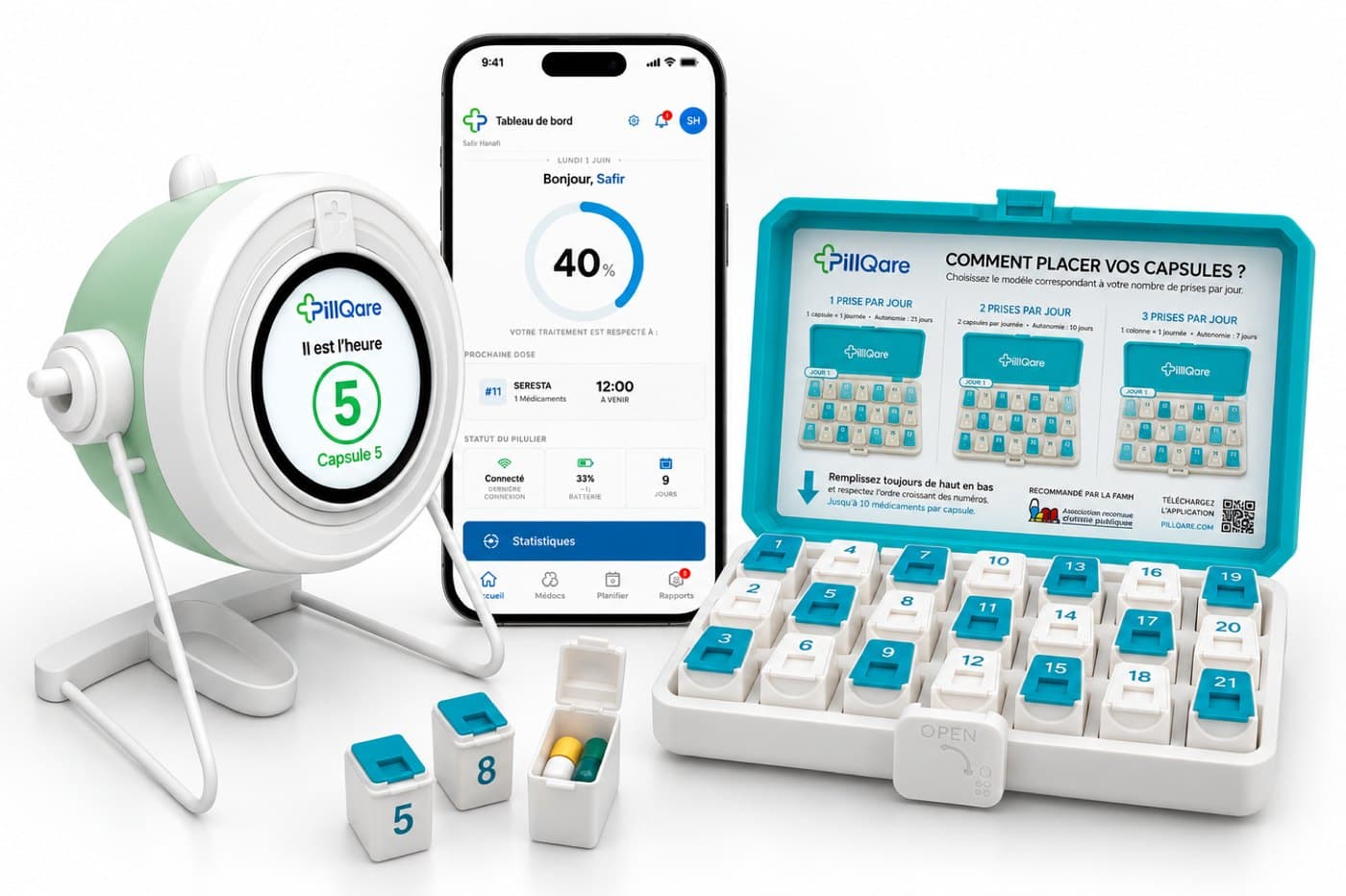 Le distributeur connecté PillQare