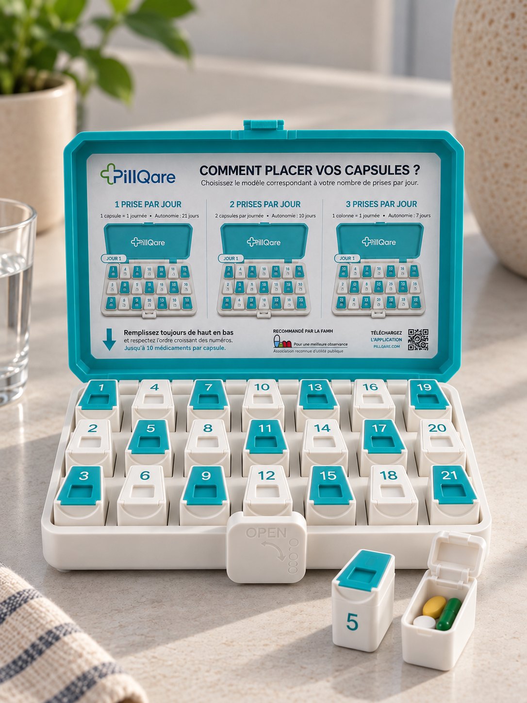 1. Préparez les capsules